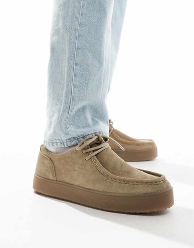 Chaussures en daim - Fauve - Pull & bear - Modalova