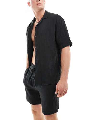 Chemise d'ensemble texturée - Pull & bear - Modalova