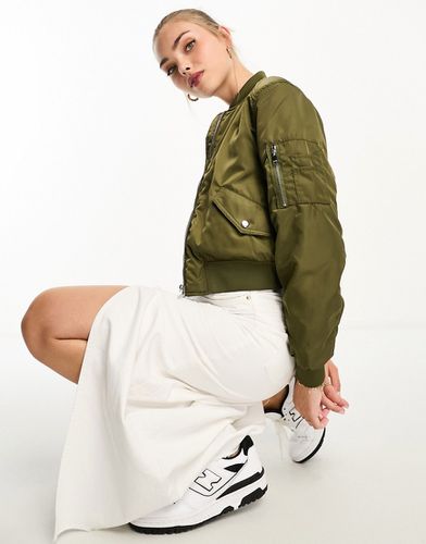 Pull & Bear - Bomber - Vert kaki - Pull & bear - Modalova