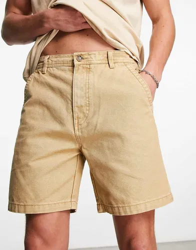 Short chino en toile - Beige - Pull & bear - Modalova