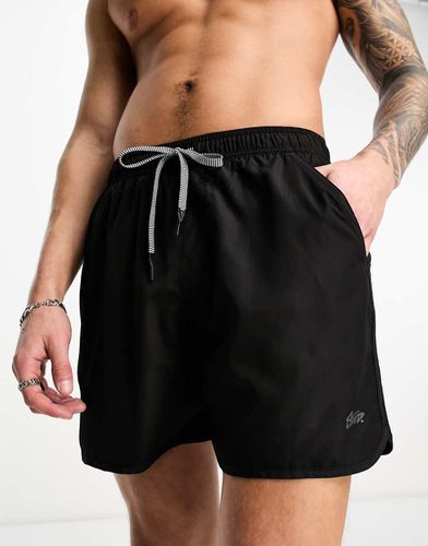 Short de bain basique - Noir - Pull & bear - Modalova