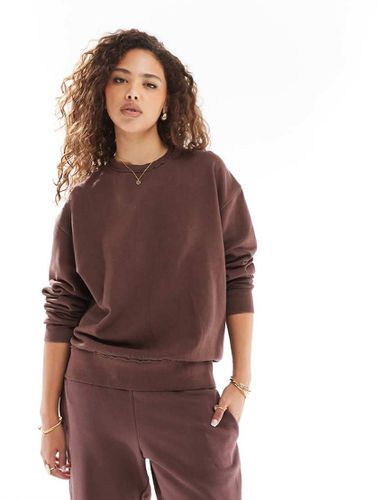 Sweat d'ensemble oversize - Marron - Pull & bear - Modalova