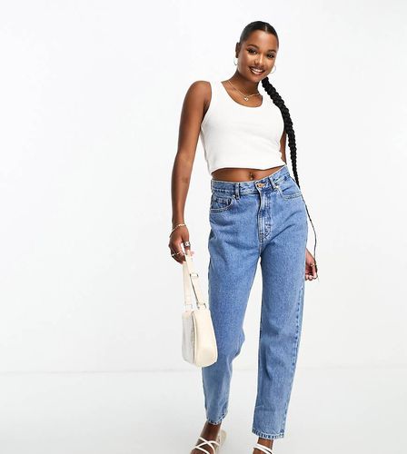 Petite - Jean mom à taille haute - moyen - Pull & bear - Modalova