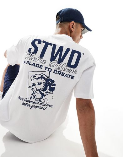 T-shirt à motif STWD - Pull & bear - Modalova