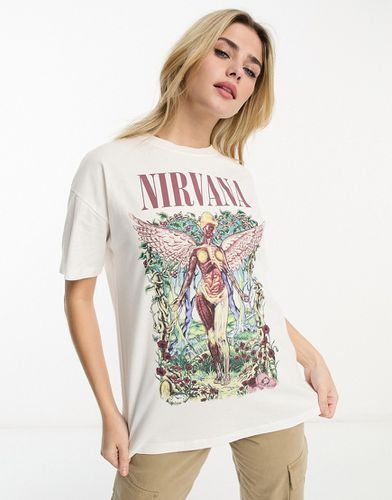 T-shirt à imprimé Nirvana - Pull & bear - Modalova