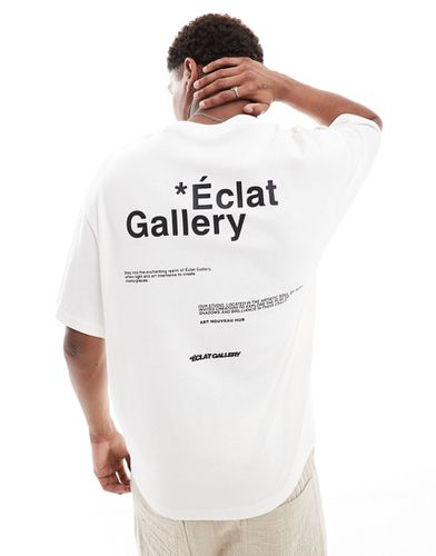T-shirt imprimé Gallery au dos - Pull & bear - Modalova