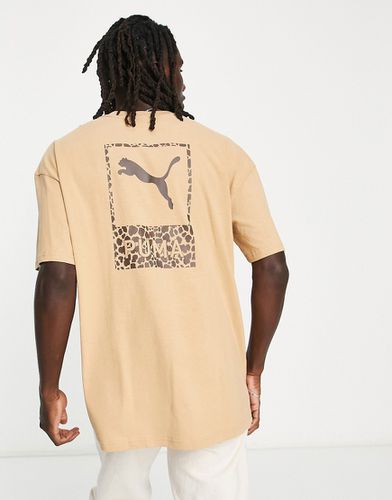T-shirt à imprimé safari au dos - Fauve - Puma - Modalova