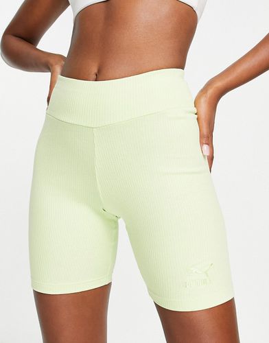 Classics - Short legging côtelé - citron - Puma - Modalova