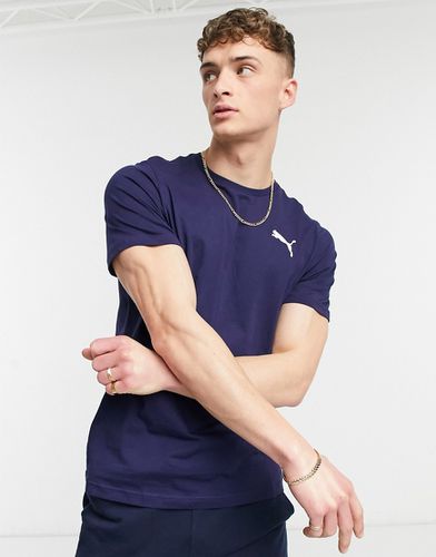 Essentials - T-shirt avec logo félin - Bleu - Puma - Modalova