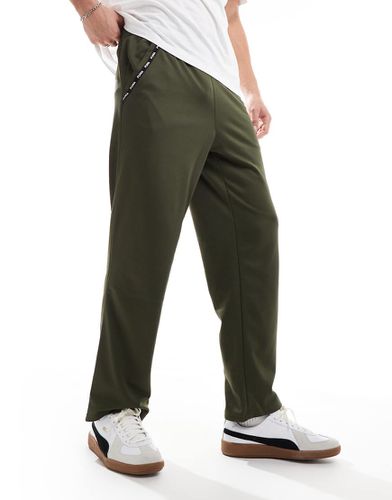 PWRFleece Lite - Pantalon de jogging à bande à logo - Olive - Puma - Modalova