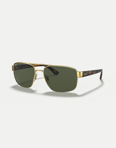 Ray-Ban - RB3663 - Lunettes de soleil irrégulières à verres verts - Rayban - Modalova