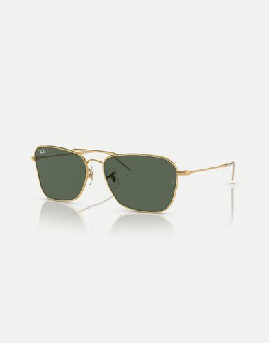 Ray-Ban - Reverse - Lunettes de soleil à verres verts et monture - Rayban - Modalova