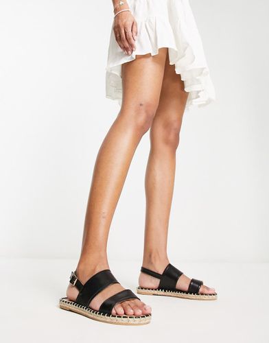 Margot - Sandales style espadrilles - Noir - Raid - Modalova