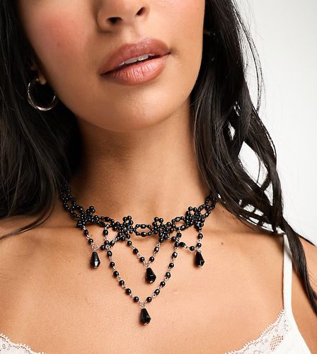 Collier de perles avec pendants - Reclaimed Vintage - Modalova