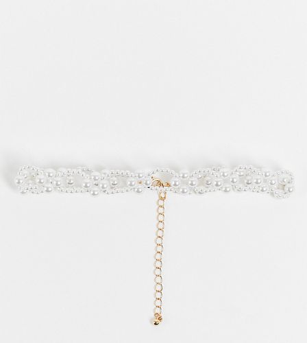 Inspired - Collier de perles fantaisie style années 90 - Reclaimed Vintage - Modalova
