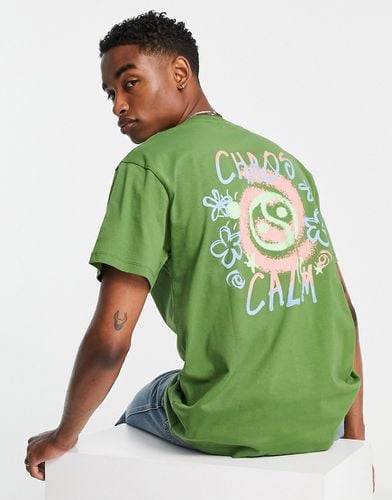 Inspired - T-shirt à imprimé Chaos Calm - Reclaimed Vintage - Modalova