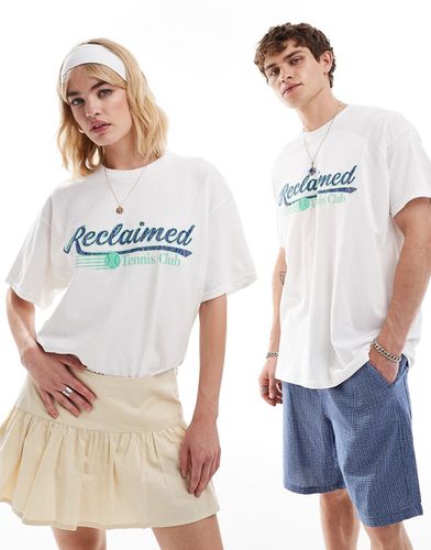 T-shirt unisexe oversize à imprimé Tennis Club - Reclaimed Vintage - Modalova