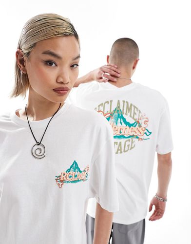 T-shirt unisexe à imprimé Wilderness - Blanc - Reclaimed Vintage - Modalova