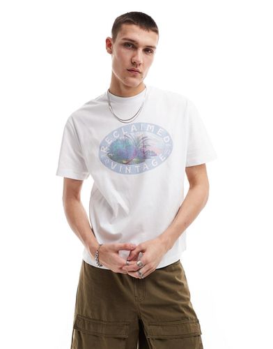 T-shirt oversize unisexe avec imprimé vacances - Reclaimed Vintage - Modalova