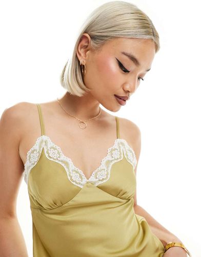 Top style lingerie en satin - Reclaimed Vintage - Modalova