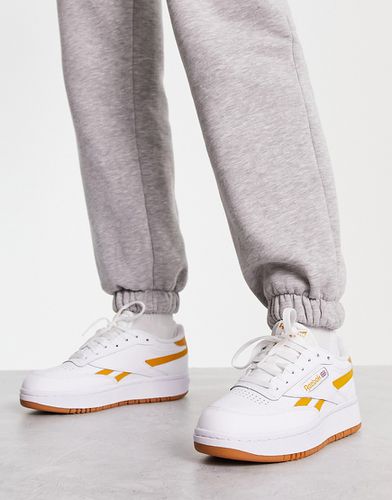 Club C Double - Baskets - et orange - Reebok - Modalova