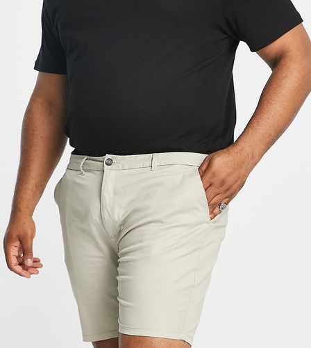 River Island Big & Tall - Short chino - Taupe - River Island Plus - Modalova