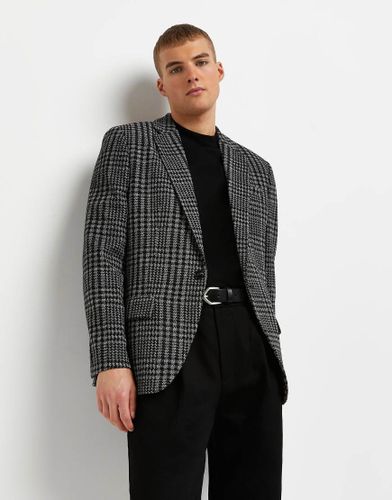 Blazer à carreaux - River Island - Modalova
