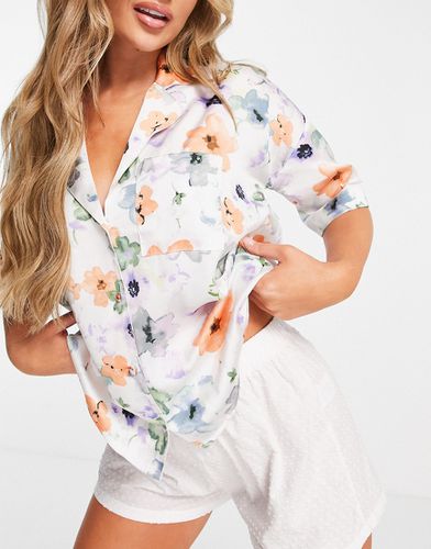 Chemise de pyjama à fleurs - River Island - Modalova