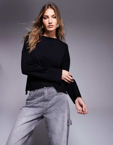 Pull court en maille chunky - River Island - Modalova