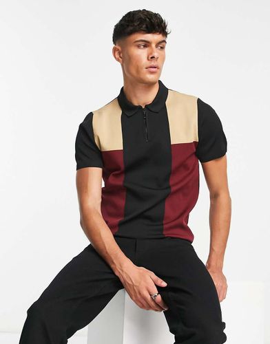 Pull style polo color block - River Island - Modalova