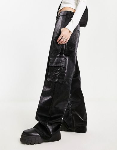 Pantalon fonctionnel enduit - Noir - River Island - Modalova