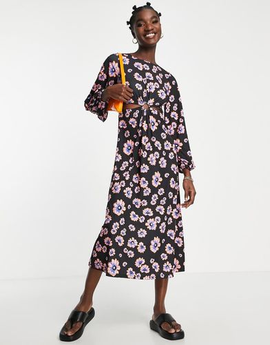 Robe à fleurs avec découpes - River Island - Modalova