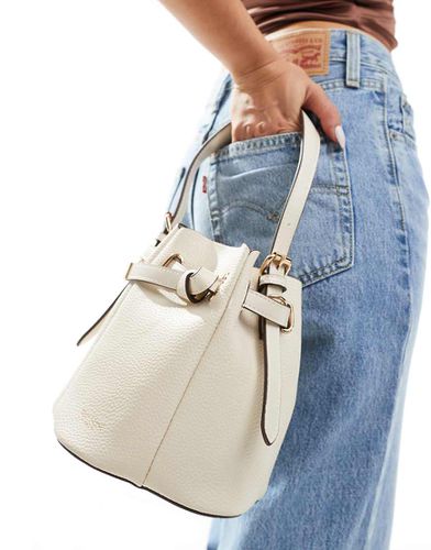 Sac seau resserré sur les côtés - Crème - River Island - Modalova