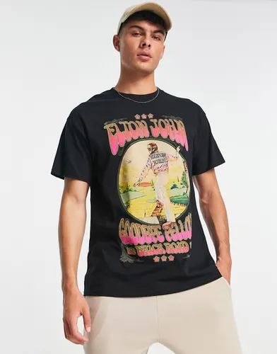 T-shirt à imprimé Elton John - River Island - Modalova