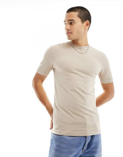 T-shirt moulant - Taupe - River Island - Modalova