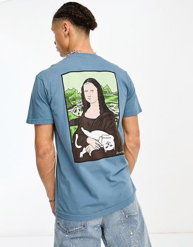 RIPNDIP - Nerma Lisa - T-shirt avec imprimé à l'avant et au dos - ardoise - Rip N Dip - Modalova