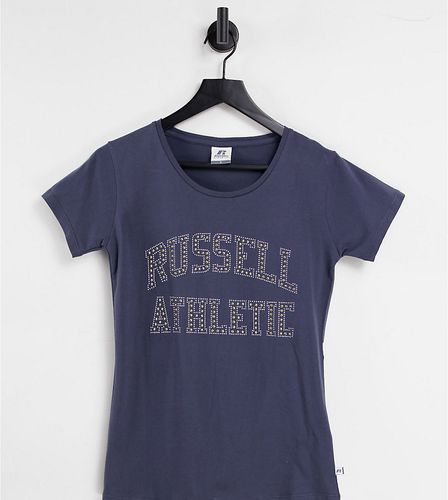 T-shirt clouté effet dégradé - Russell Athletic - Modalova