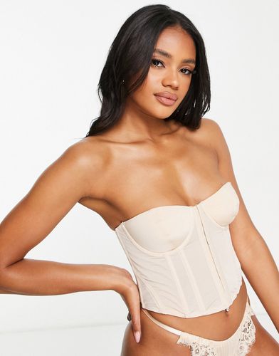 Soutien-gorge corset en nylon mélangé - Huître - We Are We Wear - Modalova