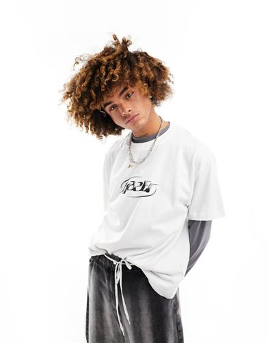 T-shirt oversize avec logo Eraser imprimé - Weekday - Modalova