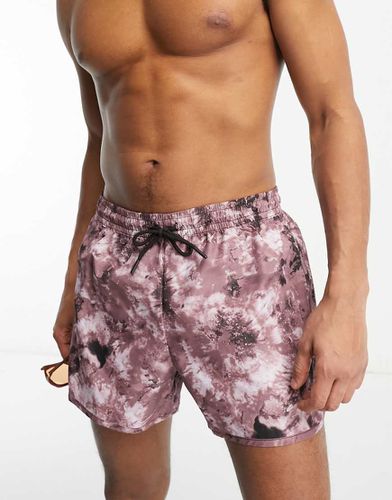 Tan - Short de bain imprimé - Bordeaux - Weekday - Modalova