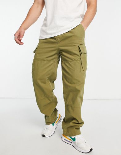 Pantalon large vert kaki homme