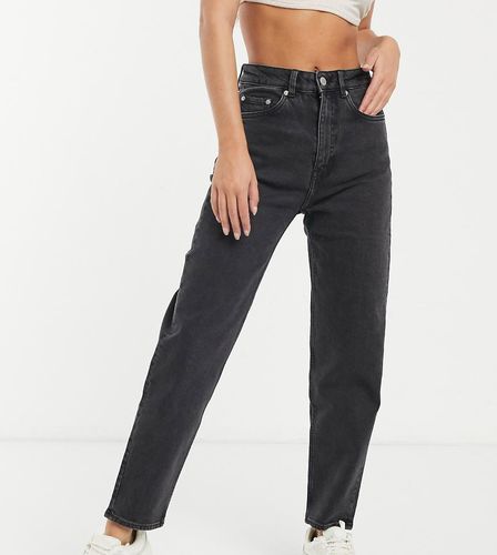 Lash - Jean mom en coton à taille haute - BLACK - Weekday - Modalova