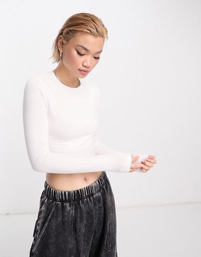 Mini - Crop top à manches longues - Weekday - Modalova