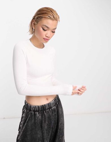 Mini - Crop top à manches longues - Weekday - Modalova