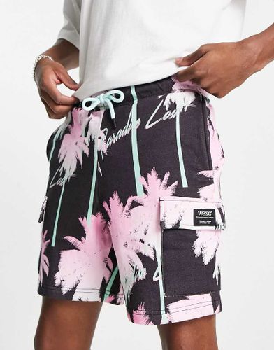Short à imprimé palmier - Multicolore - Wesc - Modalova