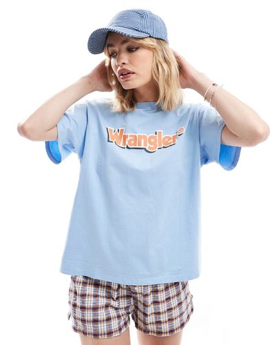 T-shirt coupe girlfriend à logo - pâle - Wrangler - Modalova
