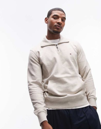 Sweat à col zippé - cassé - Tommy Hilfiger - Modalova