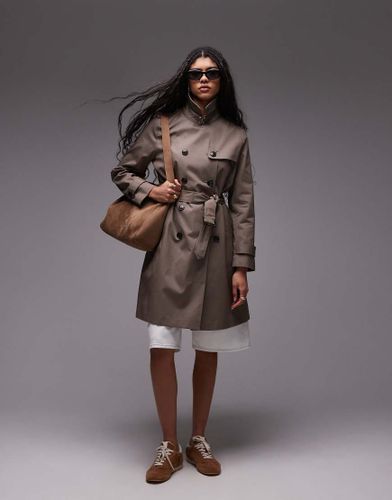 Trench-coat impermable ajust - Kaki - Tommy Hilfiger - Modalova