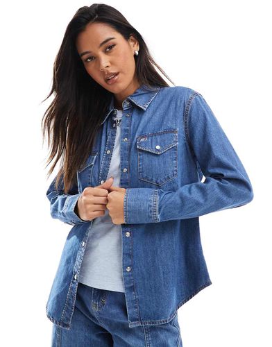 Chemise en jean style western coupe standard - foncé - Tommy Jeans - Modalova