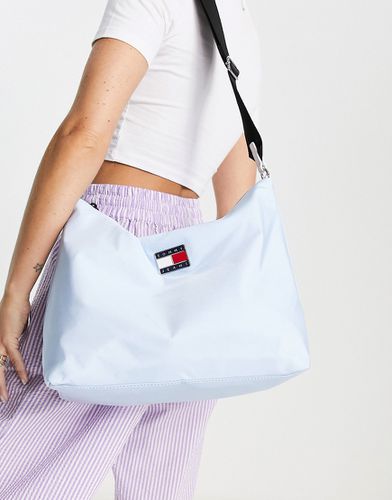 Grand sac porté épaule en nylon à logo drapeau - clair - Tommy Jeans - Modalova